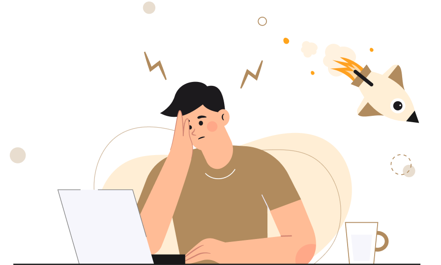 Imagen de error en la pagina web