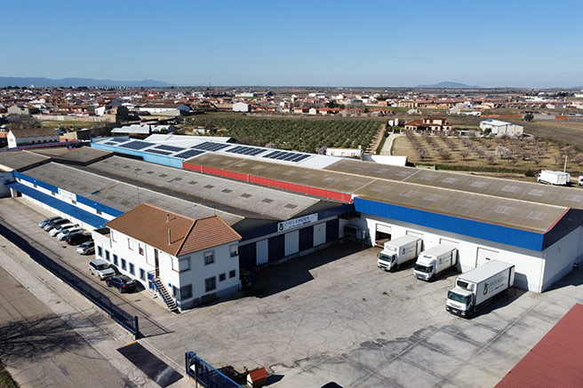 Foto aerea de las instalaciones