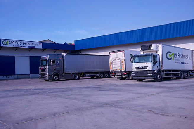 Muelle de carga de Cafés Mora